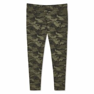 George Plus Ladies’ Basic Legging in Green Camo Print